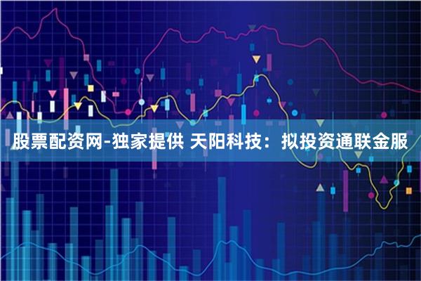 股票配资网-独家提供 天阳科技：拟投资通联金服